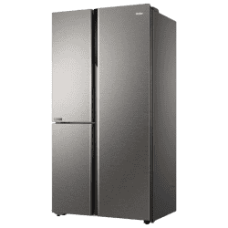 Haier Convertible Side by Side Refrigerator | 598L | 3 Door | 3 Star | Inox Steel | HRT-683ISU1