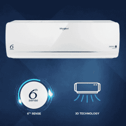 Whirlpool 3DCool 1.5 Ton 3 Star Inverter Split AC | White | INV EXP S5M2PB0