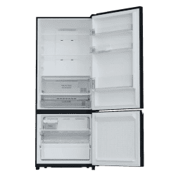 Panasonic 357 L  Frost Free Double Door Bottom Mount Convertible Refrigerator |  2 Star | Diamond Black | NR-BK418BQKN