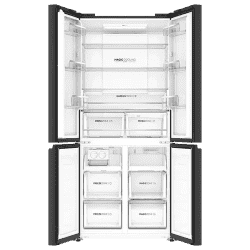 Haier Frost Free French Door Convertible Refrigerator | 520 L | Black Glass | HRB-600KGU1