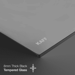 Kaff Built in Hob Glass Automatic Hob | 3 Burners | 78 cm | Black | VRH783