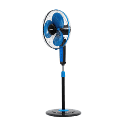 Usha Maxx Air Pedestal Fan | 400MM | with Remote | Blue Black