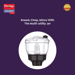 Prestige Delight Pro 6 Jar Mixer Grinder | 750 Watts | 6 Super Efficient Blades | 42532