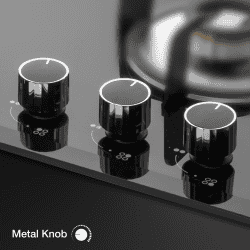 Kaff Built in Hob Glass Automatic Hob | 3 Burners | 78 cm | Black | VRH783