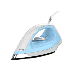 Philips Dry Iron | 1100 W | White & Blue | GC157/02