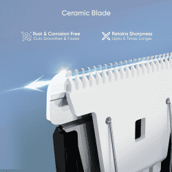 iGear Body Trimmer For Men with Ceramic Blade | Pubic Hair Groomer | Turbo mode | Black