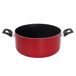 Meyer Safecook Non Stick Aluminium Casserole | 22 cm | 3.8 L | Red | 22162-T