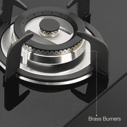 Kaff Built in Hob Glass Automatic Hob | 3 Burners | 78 cm | Black | VRH783