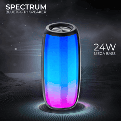 iGear Spectrum Bluetooth Party Speaker | 24W | IPX5 | Black