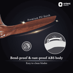 Orient Aeroquiet Silent Ceiling Fan | 1230mm | Wooden Finish