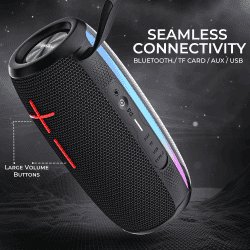 iGear Spectrum Bluetooth Party Speaker | 24W | IPX5 | Black