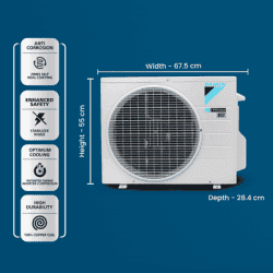 Daikin 1 Ton  Inverter Split AC | 3 Star | White | ATKL35UV16WA