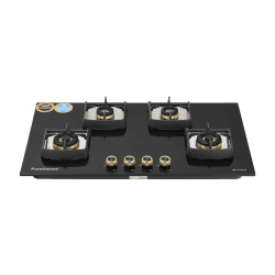Pureflames Nexo 4B 90 Hob | 4 Burner | Black