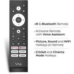 Vu GloLED TV | 126 cm (50 Inch) | Ultra HD 4K | Google TV | 50GLOLED25