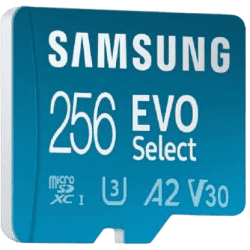 Samsung EVO Select MicroSDXC Memory Card | Class 10 130 MB/s | 256 GB | With Adapter