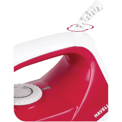 Havells Glace Ruby Dry Iron | 750 W | Red