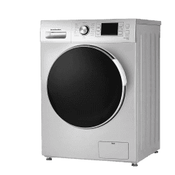 Kelvinator 7 Kg Front Load Fully Automatic Washing Machine | Silver & Grey | KWF-C700SG