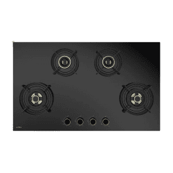 Hafele 4 Burner Hob Vesta Series | 90 cm | Black | VESTA 490