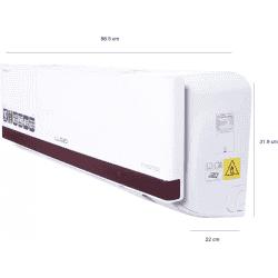 Lloyd 1.5 Ton 5 Star Bliss Plus Inverter Split AC | White | I/D-GLS18I5FORBV