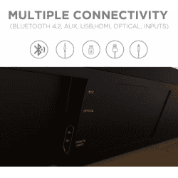 boAt Aavante Bar 2000 | 160 W | Bluetooth Soundbar | 2.1 Channel | Premium Black