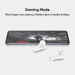 realme Buds Air Pro Active Noise Cancellation Enabled Bluetooth Headset | True Wireless | White