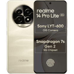 realme 14 Pro Lite 5G | 8 GB | 128 GB | Glass Gold
