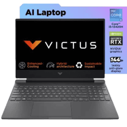 HP Victus Gaming Laptop | Intel Core i5 13th Gen 13420H | 16 GB | 512 GB SSD | 6 GB Graphics NVIDIA GeForce RTX 3050 | Mica Silver | 15-fa2700TX