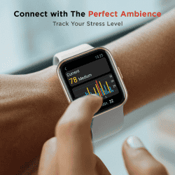 boAt Wave Connect Smartwatch | 4.64 cm (1.69 Inch) HD Display | Bluetooth Calling | Cool Grey