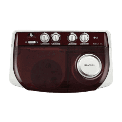 LG Semi Automatic Top Load Washing Machine | 8Kg | Maroon and White