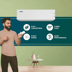 Blue Star WiFi Smart Inverter Split AC | 1.5 Ton | 5 Star | IC518GNURS