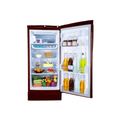 Godrej Edge Pro Direct Cool Single Door Refrigerator | 185 L | 5 Star | Glaze Wine | 210E TAI GZ WN