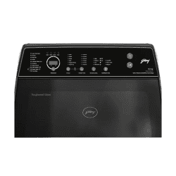 Godrej Fully Automatic Top Load Washing Machines | 8 kg | 5 Star | Metallic Black |  WTEON VLVT 80 5.0 FDTS MTBK