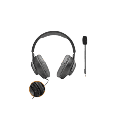 JBL Free WFH Wired Over Ear Headphones | Black | JBLFREEWFHBLK