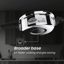 Ultra Triply Krono Pressure Cooker | 3.5 L | Stainless Steel