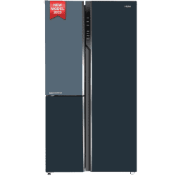 Haier Side by Side Refrigerator | 598L |  3-Star |  Expert Inverter | Grey Onyx Glass | HRT-683GOG-P