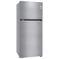LG Double Door Refrigerator | 398 L | 2 Star | Frost Free Smart Inverter | Shiny Steel | GL-S422SPZY FPZZEBN