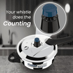 Ultra Triply Krono Pressure Cooker | 3.5 L | Stainless Steel