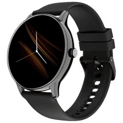 Noise NoiseFit Twist Go Smartwatch | Bluetooth Calling | Metallic Finish | 100 Sports Modes | Jet Black