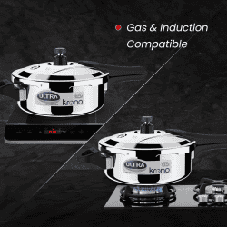 Ultra Triply Krono Pressure Cooker | 3.5 L | Stainless Steel
