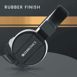 Zebronics Zeb Storm Wired On Ear Headphone | 3.5mm Jack | Black