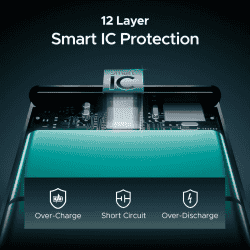 boAt Energyshroom PB300 Pro Power Bank | 10000mAh | Carbon Black