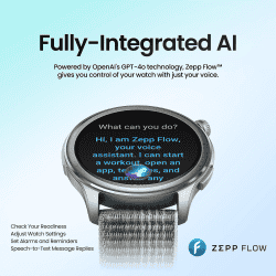 Amazfit Balance Smart Watch | 46mm | Dual-Band GPS | BT Calling | Black
