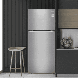 LG Double Door Refrigerator | 398 L | 2 Star | Frost Free Smart Inverter | Shiny Steel | GL-S422SPZY FPZZEBN