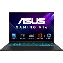 ASUS Gaming V16 Gaming Laptop | Intel Core 5 210H | 16 GB | 512 GB SSD | 6 GB Graphics | NVIDIA GeForce RTX 4050 | Matte Black | V3607VU-RP550WS