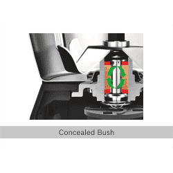 Bosch TrueMixx Juicer Mixer Grinder | 750 W | 4 Jars | Black | MGM6644BIN