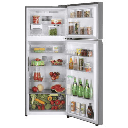 LG Double Door Refrigerator | 398 L | 2 Star | Frost Free Smart Inverter | Shiny Steel | GL-S422SPZY FPZZEBN