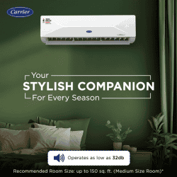 Carrier 12K XCEL Lumo FXI Alpha Hybridget Air Conditioner | 1 Ton | 3 Star | White