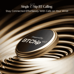 boAt Enigma Daze Smartwatch | Functional Crown, SOS with Location Tracking, Watch Face Studio | Metallic Gold