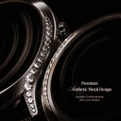 boAt enigma Gem Smartwatch | AMOLED Display | Single Chip BT Calling | Metallic Black