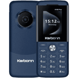 Karbonn K160 Pop Dual SIM Keypad Phone | Dark Blue Black
